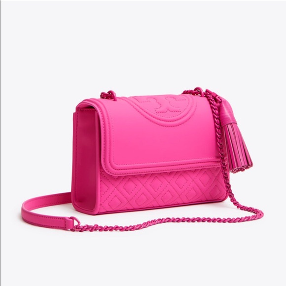 tory burch fleming crazy pink